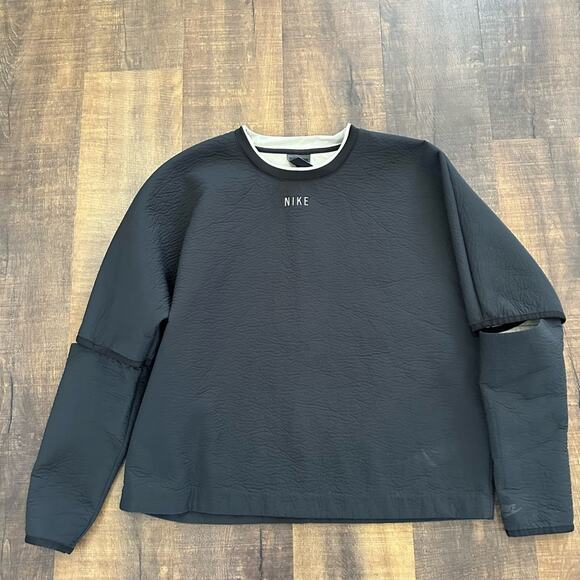 Nike Sportswear Tech Pack Exposed Elbow Crewneck Sweatshirt Size L - Picture 1 of 13